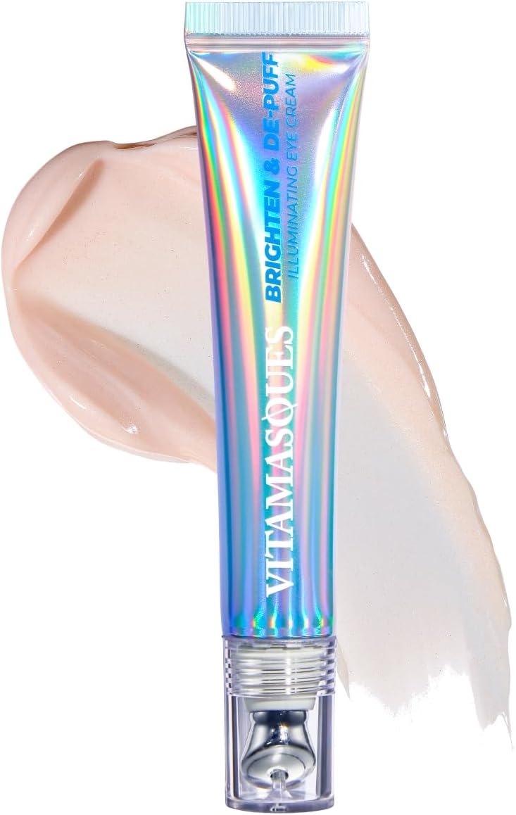 Vitamasques Creme Iluminador Para Os Olhos Que Ilumina E Desincha, Tratamento Olheiras, Corretor, Elimina Bolsas Instantaneamente, Testado Por Dermatologistas - Fabricado Na Coreia