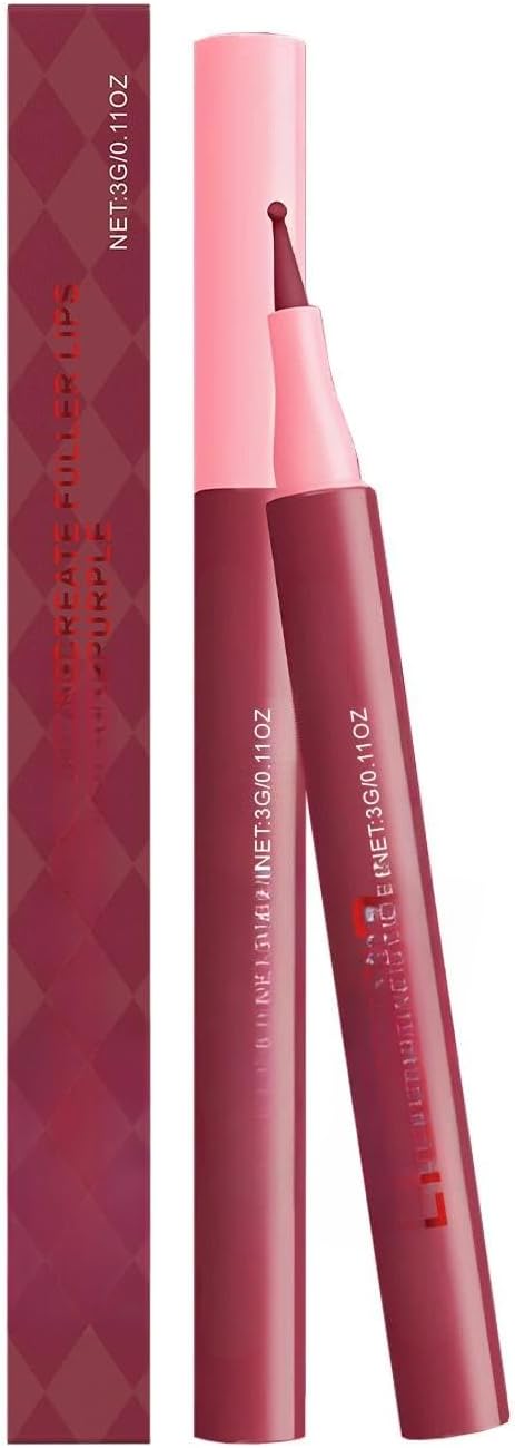 Lápis Labial Marrom Claro À Prova De Smudge, rosa - Imagem 5