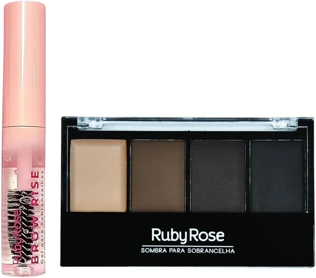 Sombra De Sobrancelhas + Gel Fixador Brow Rise