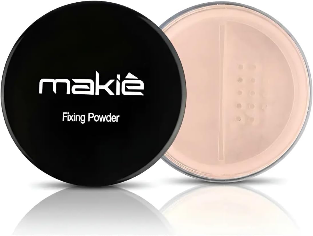 Pó Fixador 8g - Makiê (Nude Highlight) - Fixar Maquiagem, Controlar a Oleosidade - Acabamento Natural