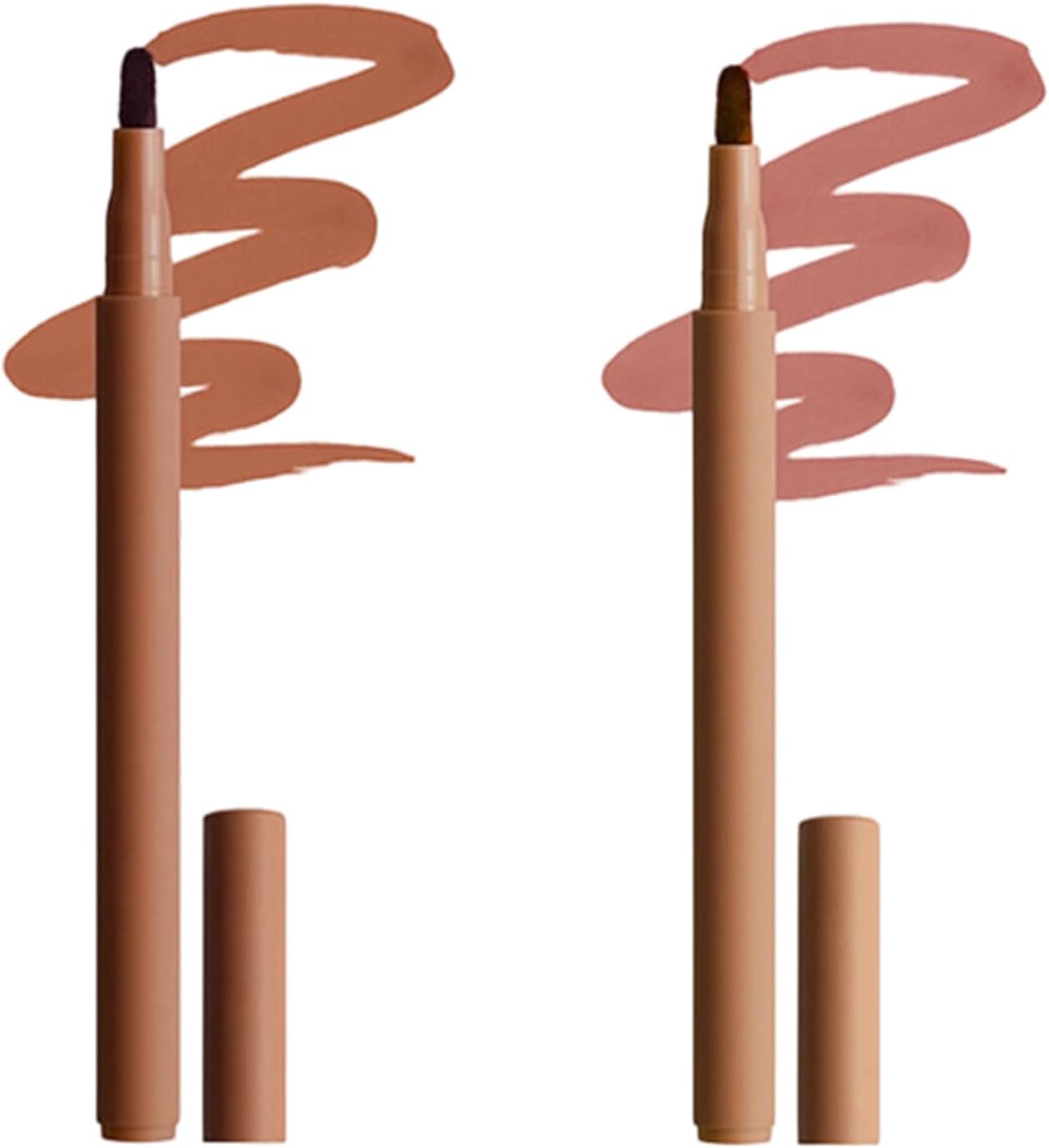 Lápis de contorno labial fosco, uso para linhas nítidas e contorno labial vibrante, maquiagem profissional, aparência longa, lápis de contorno de - Imagem 4