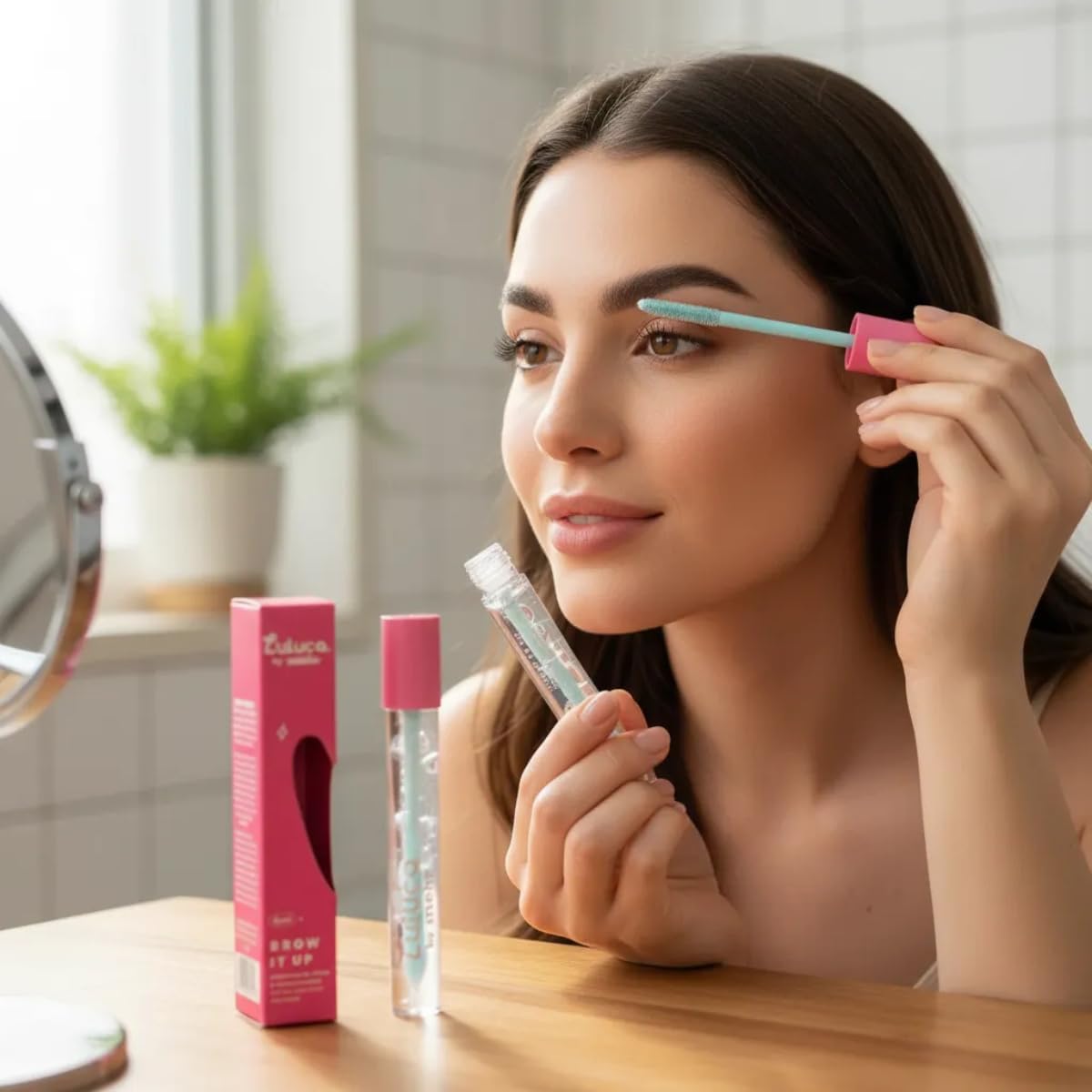 MÁSCARA DE CÍLIOS E SOBRANCELHAS INCOLOR BROW IT UP LULUCA RUBY ROSE - Imagem 3