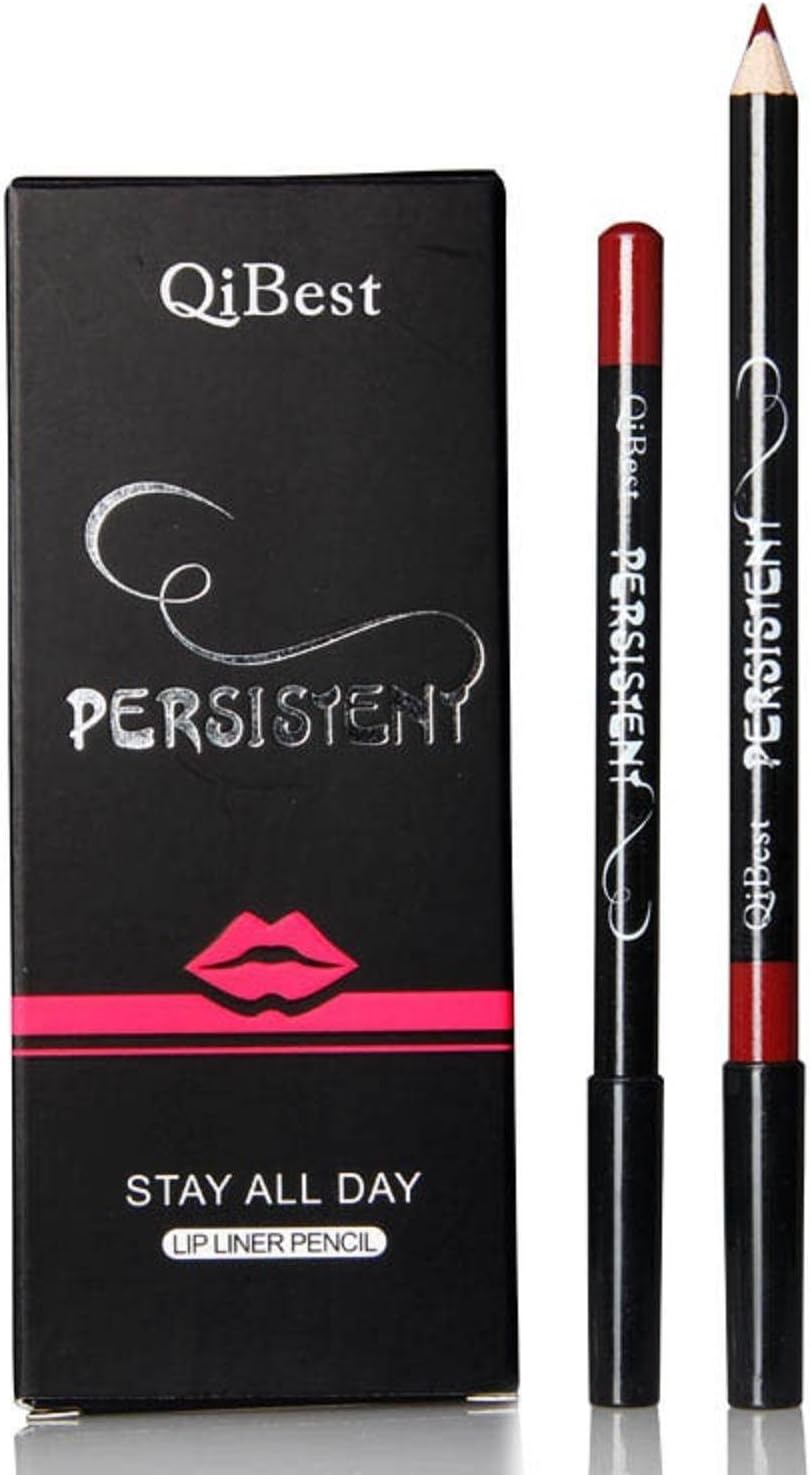 Lápis delineador labial fosco 12 peças/lote conjunto de lipliner impermeável de longa duração de 12 cores - Imagem 2