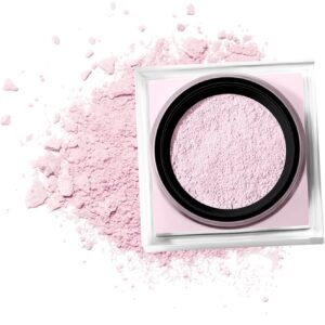 Corlo Pó fixador, fermento em pó solto, acabamento fosco natural controle de óleo (rosa, 20 g)