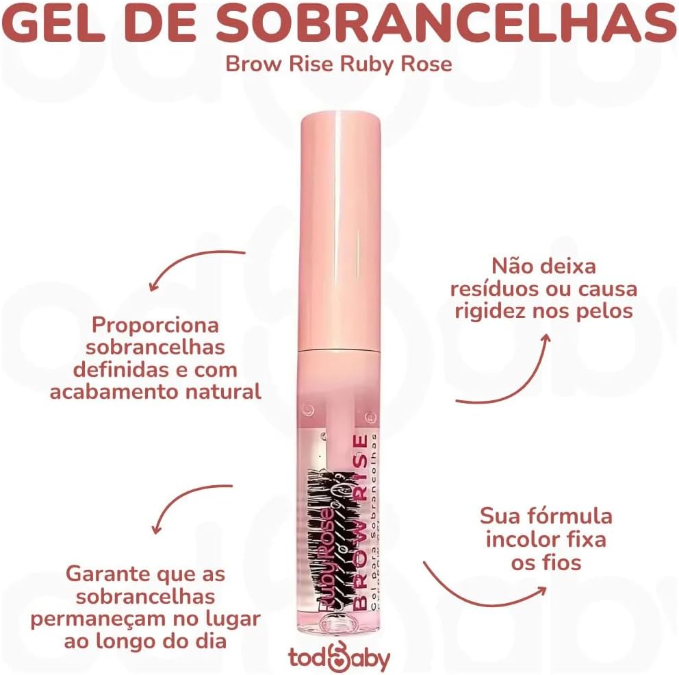 Sombra De Sobrancelhas + Gel Fixador Brow Rise - Imagem 2