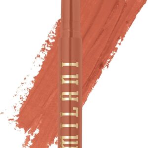 Lápis labial Ludicrous (110 sem toque de recolher) - Cor labial cremosa a fosca de longa duração, fórmula deslizante, vegano e livre de crueldade