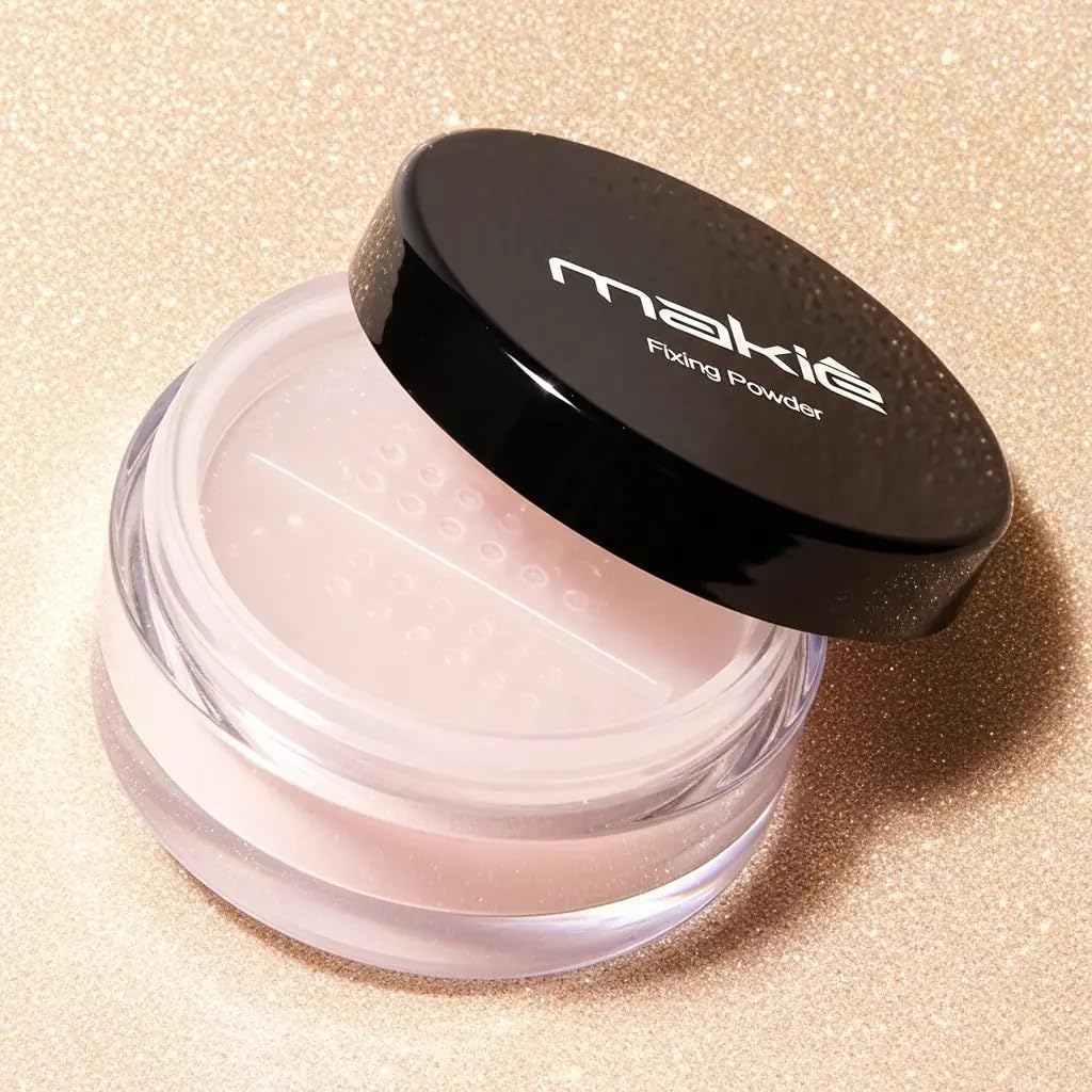 Pó Fixador 8g - Makiê (Nude Highlight) - Fixar Maquiagem, Controlar a Oleosidade - Acabamento Natural - Imagem 5