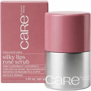 Care Silky Lips Rose Scrub Esfoliante Labial 7g