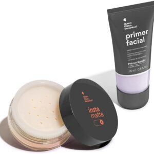 Combo Primer Facial Líquido 20ml + Pó Facial Solto Translúcido Amarelê Instamatte 10g