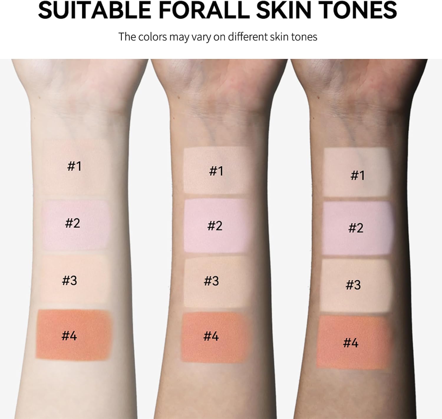 Corlo Pó fixador, fermento em pó solto, acabamento fosco natural controle de óleo (rosa, 20 g) - Imagem 4