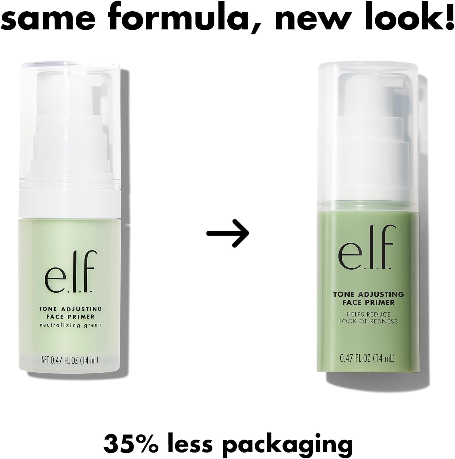 Tone Adjusting Face Primer -Neutralizing Green by e.l.f. for Women - 0.47 oz Primer - Imagem 3