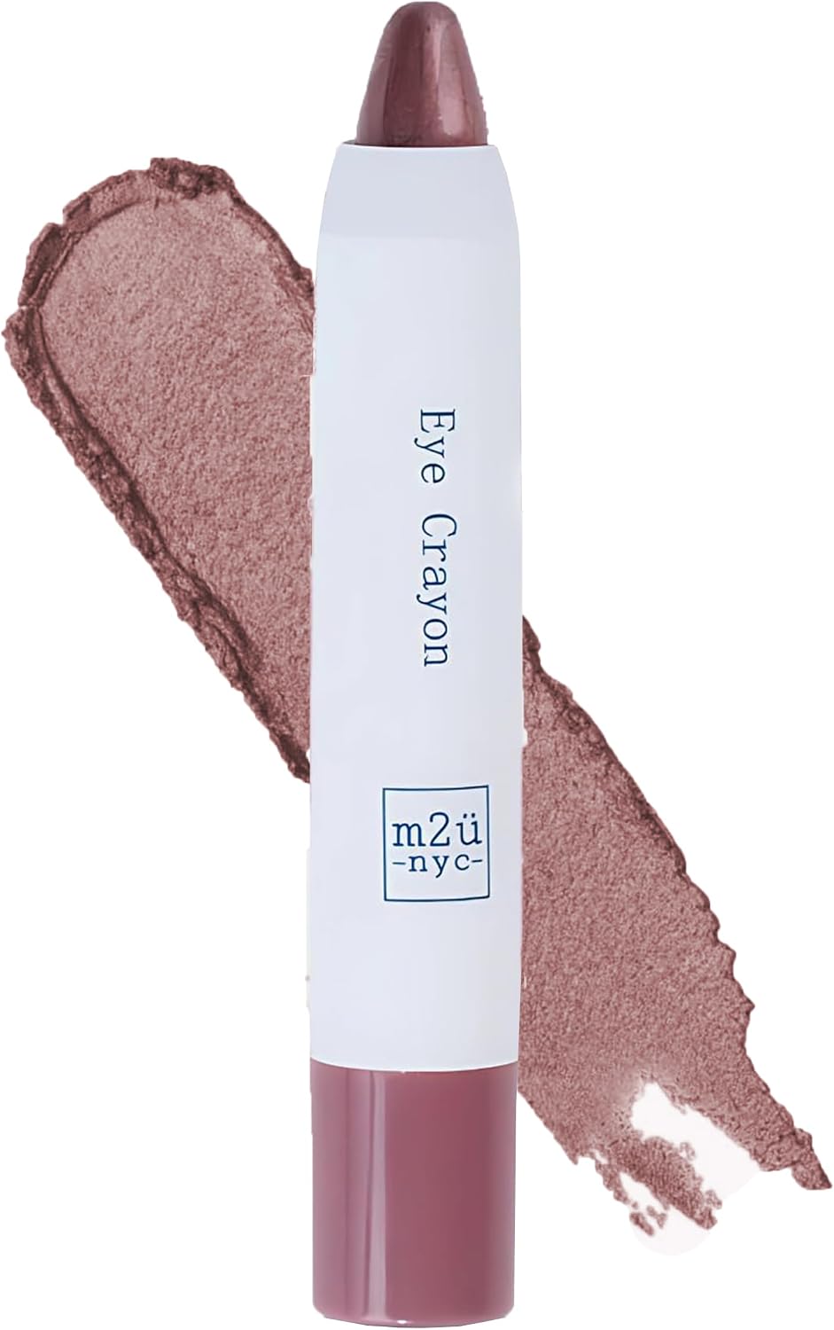 M2U NYC Eye Crayon, Eyeshadow Stick, Shimmer Cream Eyeshadow Pencil Crayon, Eye Brightener Stick Highlighter Makeup, Pro & Long Lasting Eyeshadow Stick (Burgundy)