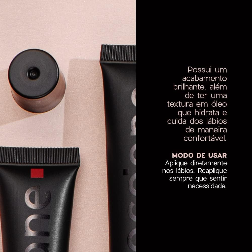Océane Hidratante Labial Vermelho - Lip Oil Ruby Océane Edition 10G - Imagem 9