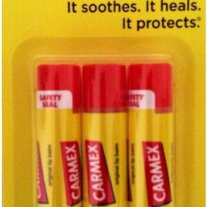3x Carmex Classic labial Original protetor labial