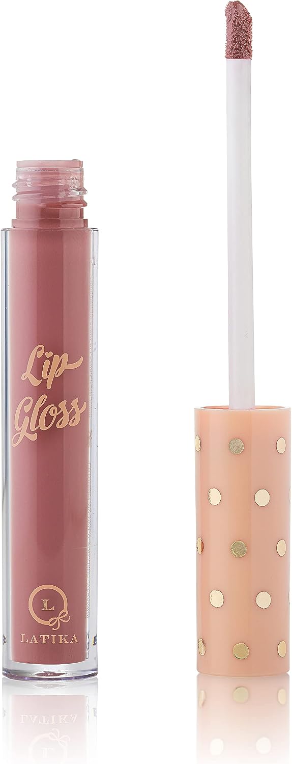 Latika Lip Gloss n° 46 brilho labial nude marrom hidratante e pigmentado - 4ml