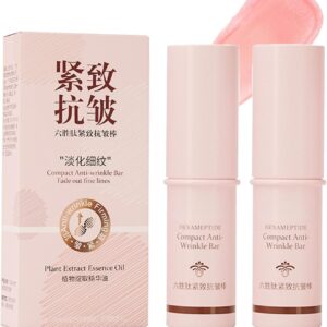 2 unidades de bálsamo hidratante para os olhos, bálsamo labial firmador para os olhos, base de maquiagem, reduz rugas, vegano e livre de crueldade