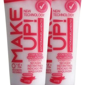 2 Hidratantes Facial Primer Anti-Craquelamento Pré Maquiagem