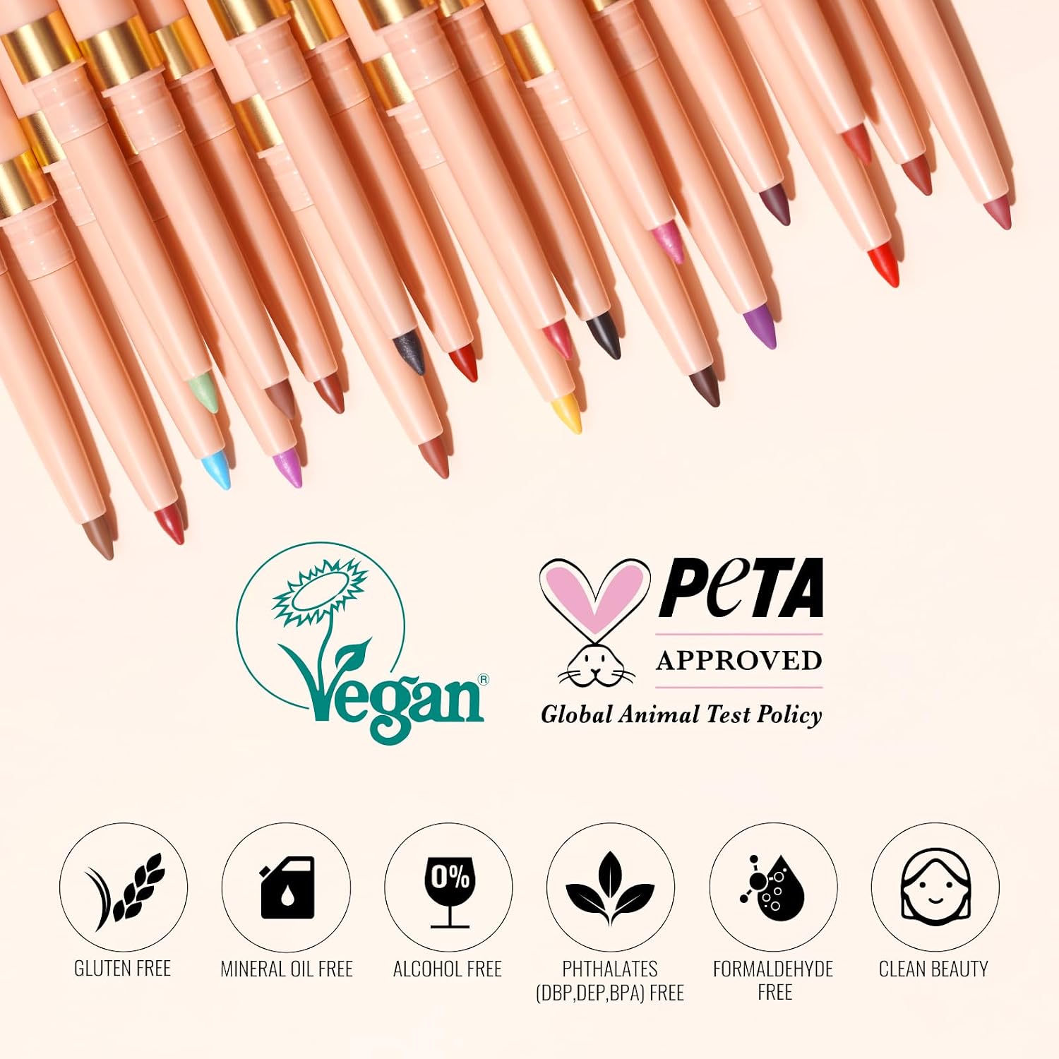 Oulac Lápis delineador labial marrom, giz de cera lipliner retrátil à prova d'água, suave, de longa duração e à prova d'água, contorno de seus lábios, beleza vegana, 06 Body Talk - Imagem 6