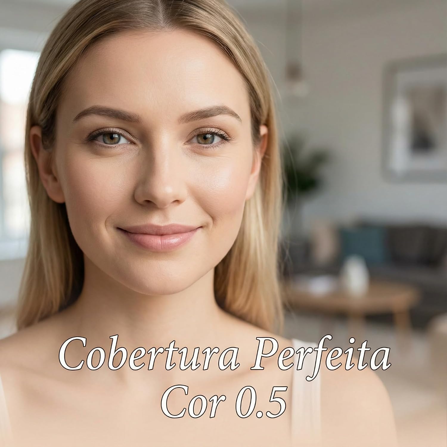Corretivo Líquido DAPOP - Alta Cobertura Olheiras - Facial Matte Aveludado - Cor 0.5 Pele Clara - Não Craquela, Fácil de Esfumar - Imagem 5