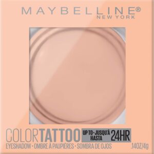 Maybelline New York Color Tattoo 24 Hour Longwear Cream Eyeshadow Makeup, V.I.P, 0.14 Ounce