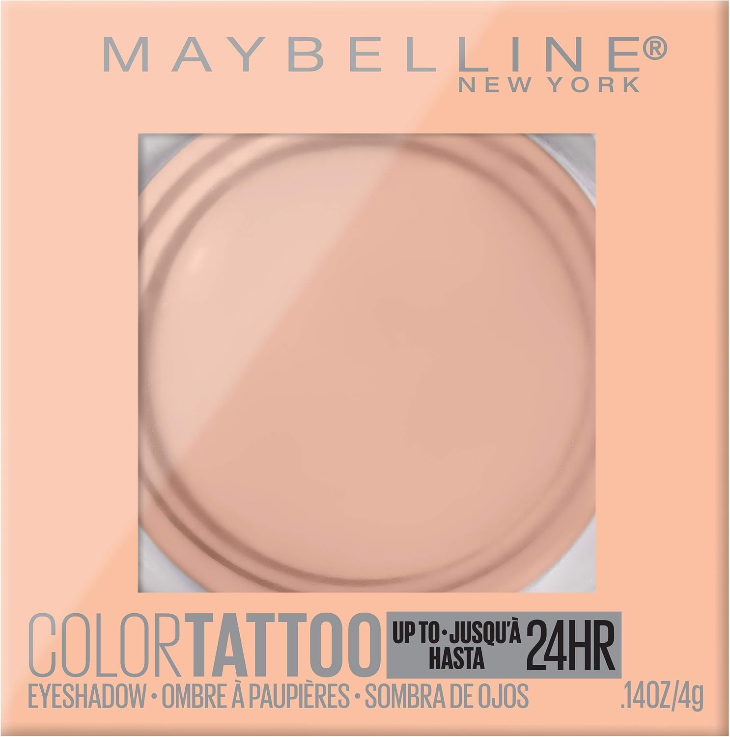 Maybelline New York Color Tattoo 24 Hour Longwear Cream Eyeshadow Makeup, V.I.P, 0.14 Ounce