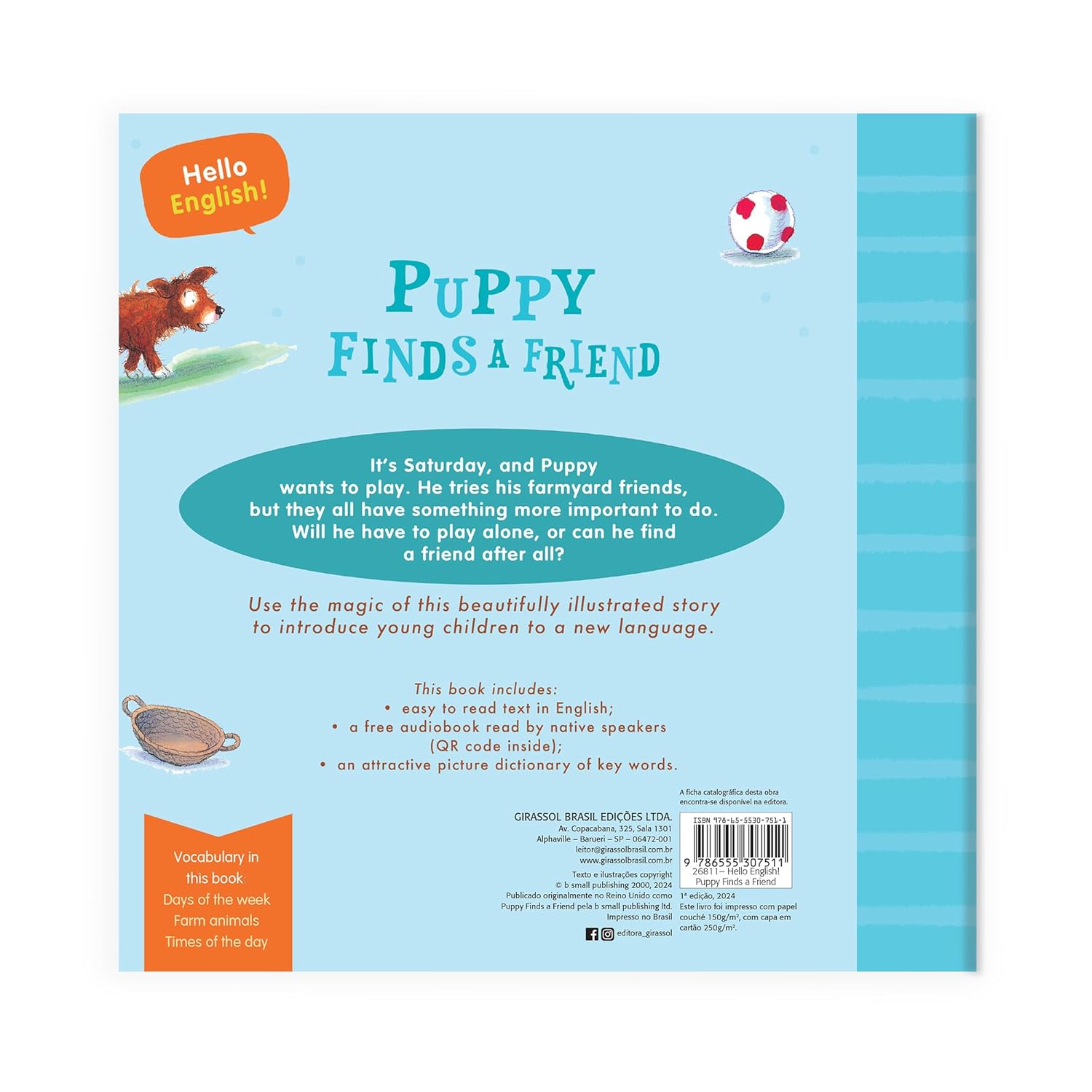Hello English - Puppy Finds a Friend: Com QR Code - Imagem 2