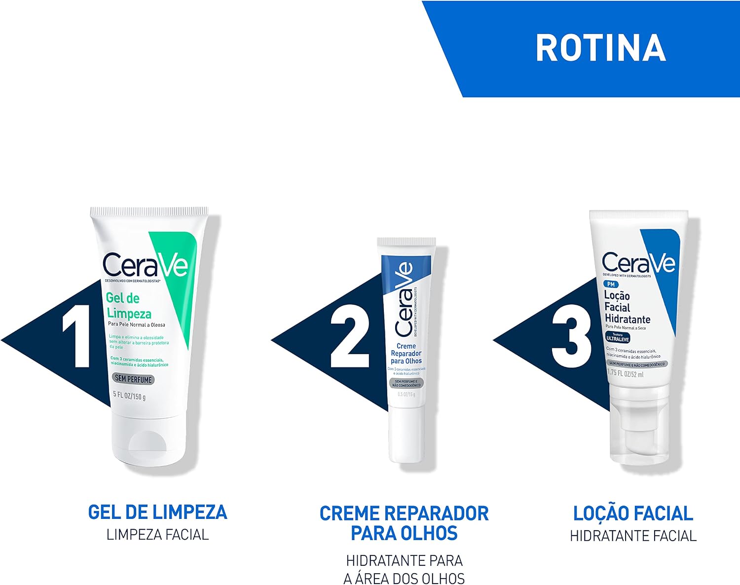 CeraVe Creme Reparador para Olhos, com 3 Ceramidas Essenciais e Ácido Hialurônico, Hidrata e Restaura a Barreira Protetora, Reduz Olheiras e Bolsas, Sem Perfume e Não Comedogênico, 15g - Imagem 7