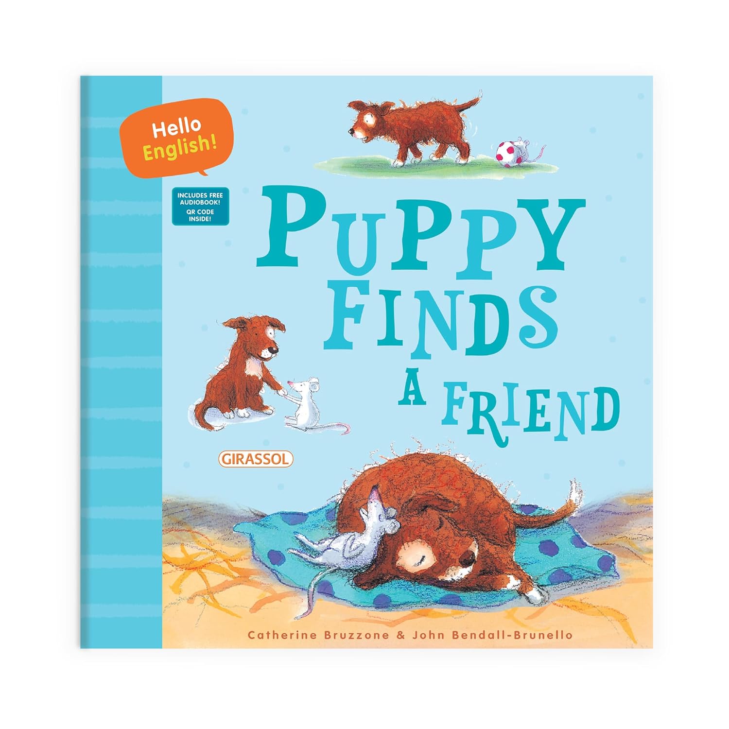 Hello English - Puppy Finds a Friend: Com QR Code