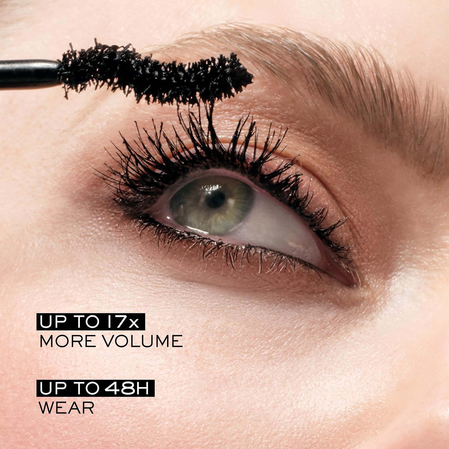 Lancôme Rímel Hypnôse Drama Extreme Volumizing impermeável - até 17x mais volume - até 48 horas de uso - alongamento e volume - visual dramático de cílios - Ultra preto - adequado para olhos sensíveis - Imagem 5