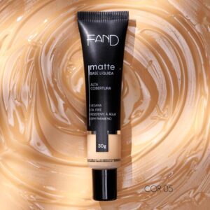 Base Líquida Matte Fand 30G COR 05 Alta Cobertura