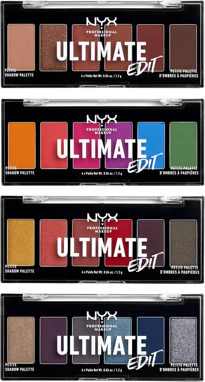 NYX PROFESSIONAL MAKEUP Ultimate Edit Petite Shadow Palette, Eyeshadow Palette, Ash - Imagem 7