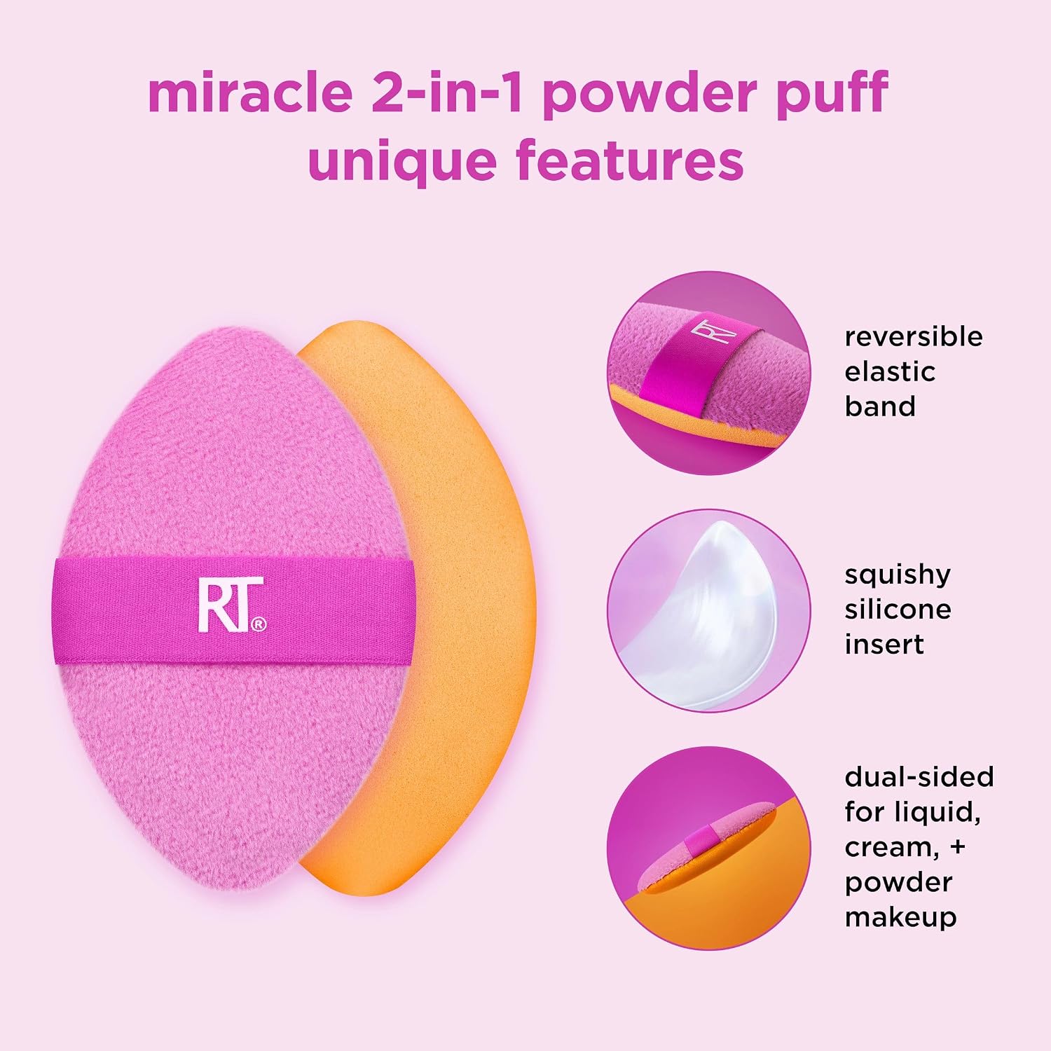 Real Techniques Kit Miracle 2in1 Powder Puff - Imagem 5