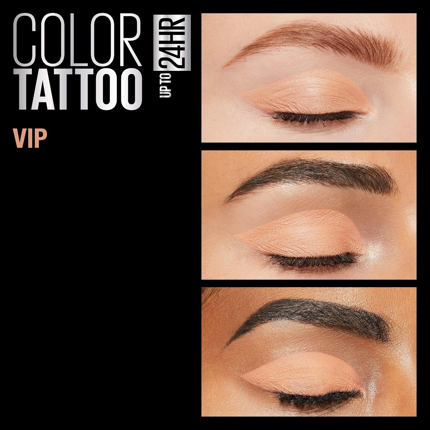 Maybelline New York Color Tattoo 24 Hour Longwear Cream Eyeshadow Makeup, V.I.P, 0.14 Ounce - Imagem 4